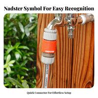 Leak-Proof Water Connector Easy Installation Water Pipe Quick Connect Adapter Secure Fit for Outdoor, Car Washing