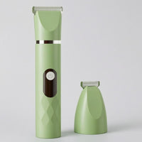 Multi-Function Grooming Trimmer Handheld Pet Trimmer Light Green for Body Trimming