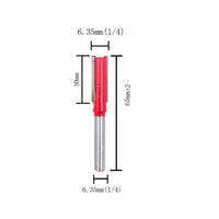 Double Flute Straight Carbide-Tipped Straight Flute Smooth