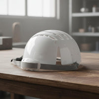 Lightweight PE Helmet Liner Shock Resistant Chin Strap Helmet Shell Long-Lasting Light Safety Work Cap Adjustable for Workers, Workshop, Factory, Construction