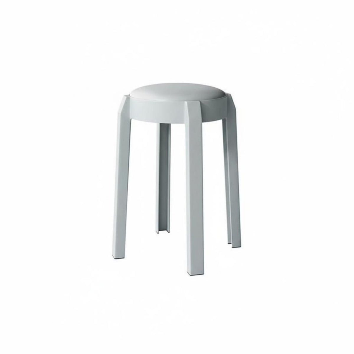 Minimalist Design Stackable Padded Stool Thickened frame Padded Nesting Stool Easy to Clean Household Seating Reinforced Frame for Homeowners, Event Organizers, Dining Room, Kitchen, Balcony, Entryway