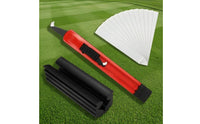 3 Pieces Allall-in-1 Piece Golf Grip Replacement Kit Grooved Channel Golf Regripping Kit Retractable Hook Blade Ribbed Rubber
