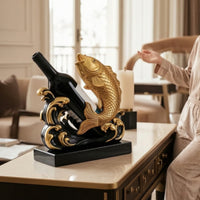 Golden Carp Single Bottle Vino Rack