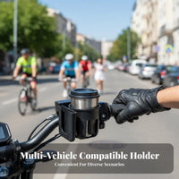 Universal Fit Bike Water Bottle Phone Holder 360° Rotatable 2-in-1 Cup Phone Holder Anti-Slip Grip for Commuters, Kids, Commuting, Strolling