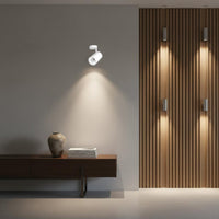 Easy Installation Surface Mounted COB Light Aluminum Body Adjustable LED Light Fixture High Color Accuracy Ceiling Accent Light Flicker-without Flicker for Retailers, Living Room, Bedroom, Retail Shop, Exhibition Hall