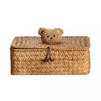 Woven wild animalshapedShaped Box Retro and design Jewelry Organizer perfect Gift for Women, Adults