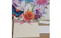 Includes Envelope 3D Standing Card Hand Assembled 3D Floral Greeting Card Intricate Details Spring-up Flower Floral Arrangement Long-Lasting Substitute for Wife, Girlfriend, Women, Birthday, Mother's Day, Anniversary, Gratitude