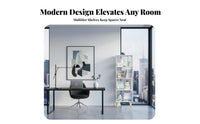 Large Capacity Multi-Compartment Shelving Unit Space-Saving Staggered Compartment Shelving Unit Modern Design shelving unit Flexible Placement for Office Workers, Book Collectors, Homeowners