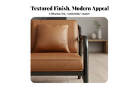 Loveseat and Table Set rustic aesthetic Metal Frame Loveseat Nordic Aesthetic Lounge Seating for Renters, pairs, Office, Living Room, Reception Area