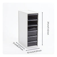 Rectangular Desktop Drawer Cabinet Drawer Storage Cabinet Small-Item for Workbench
