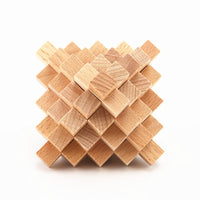 Wooden Kongming Luban Lock Puzzle for Kids and Adults, Brain Teaser Disentanglement Toy