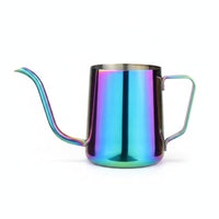 Stainless Steel Gooseneck Kettle Controlled Pour Kettle with Gooseneck Spout Compact Rust Resistant for Baristas