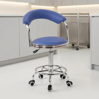 Rolling Bar Stool Foot Footrest Swivel Bar Stool Thick Seat Cushion