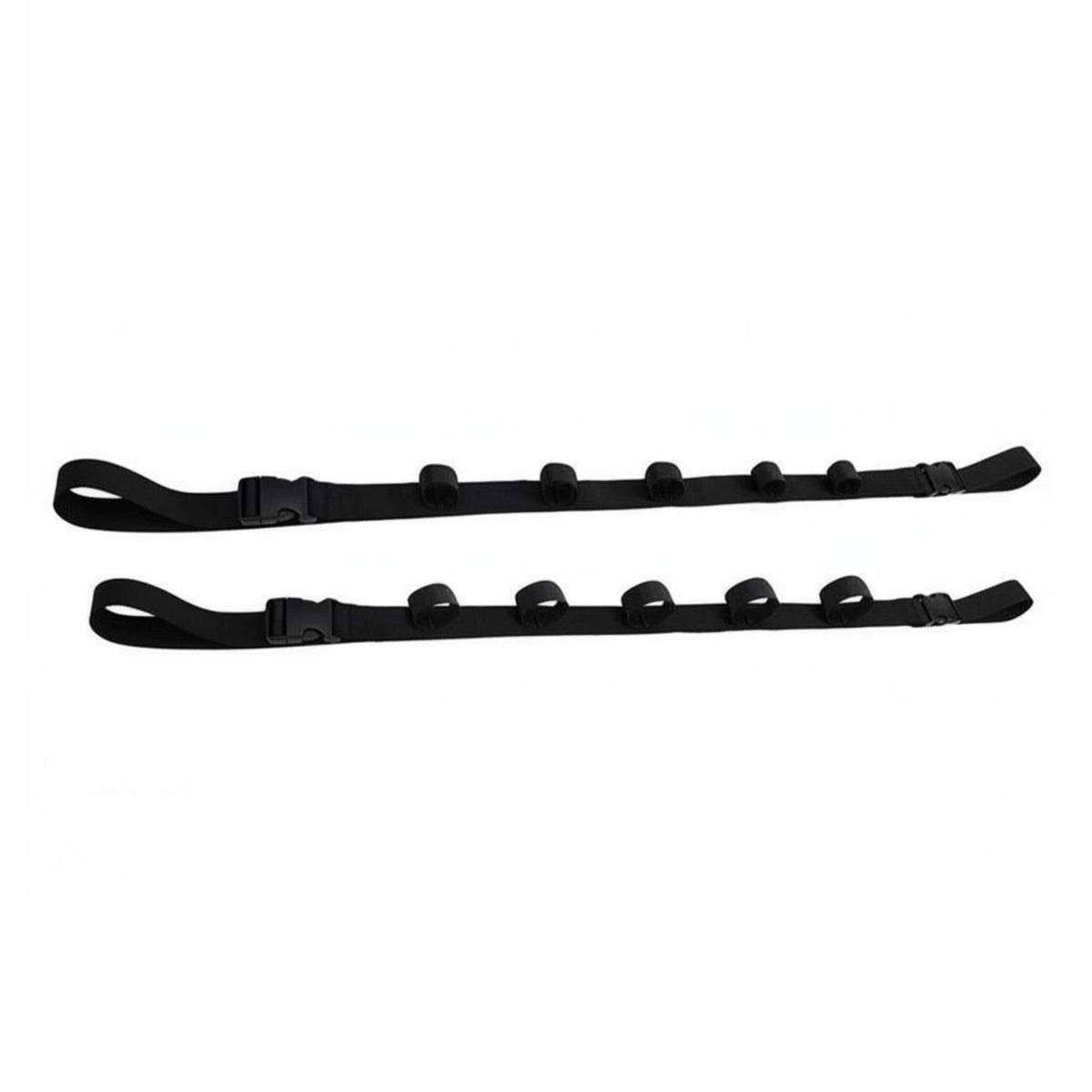 2 Pieces Car Rod Carrier Straps Nylon Vehicle Fishing Pole Carrier No Required Vehicle Fishing Rod Rack for Anglers, SUV, Van, Travel