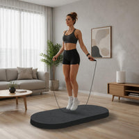 Thick Skipping Mat Noise Reduction Non-Slip Jump Rope Mat Tear-Resistant Sports Gear for Beginners, Kids, Indoor, Gym, Outdoor
