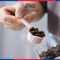 Bincoo Geisha Flower Coffee Bean Measuring Spoon, 10g, Short and Long Handle