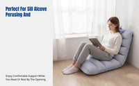 Adjustable Floor Cushion, Cartoon Animal Sofa Seat, Folding Mat for Study Nook, Game Area