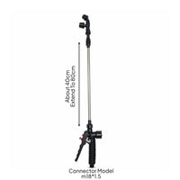 Replacement Sprayer Wand with Trigger Handle Universal Fit Stainless Steel Spray Wand Ergonomic Leak-Proof for Gardeners, Farm