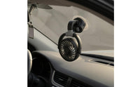Dashboard Mount Phone Holder Fan Multi-Angle Suction Cup Fan Foldable
