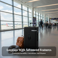 30/70 Split Opening Trolley Large Capacity Hardside Luggage Sturdy and Long-Lasting for Women, Vacation, Vacations, Airport