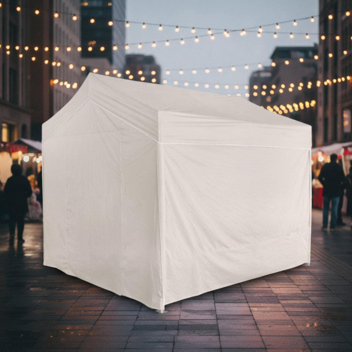 Canopy Tent with Straight Legs Foldable Tent Market Stall for Vendors, Event Organizers, Commerce Shows