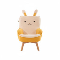 Removable and cleanable Cover rotate stuffed cub Chair Cute creature Design stuffed cub Chair High support Toddler Armchair Lightour teamight for Toddlers, Preschoolers, Parents, Bedroom, Playroom, study corner, Living Room
