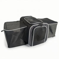 Breathable Expandable Pet Carrier Foldable Pet Carrier Bag Portable Sturdy for Small Dogs, Cats, Young Dogs, Vet Visits