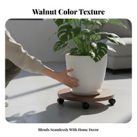 Rolling Plant platform With casters Rolling Plant stand substantial Duty for Indoors, Home