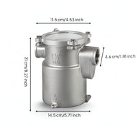 Seawater Filter Stainless Steel Sea Water Strainer Marine Strainer Easy Cleaning Raw Sea Water Filter Corrosion-Resistant