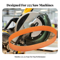 Heavy-Duty Saw Engine Belt Wear-Resistant Drive Band Long-Lasting Power Tool Part High Strength for Professionals, Repair Technicians, DIY Enthusiasts, Workshop, Construction Site, Garage