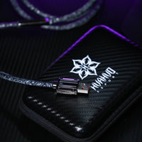 Keyboard Cable with Detachable Metal Aerospace Braided Keyboard Cable with Aerospace Connector for Users