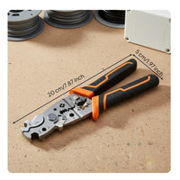 Heavy Duty Multifunction Stripper Tool Sharp Blade Wire Stripper Pliers Forged Steel Cable Cutting Pliers Non Slip Grip for Electricians