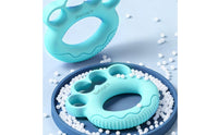 Double Resistance Silicone Hand Grip Loop Rehab Training Hand Grip Strengthener Flexible Finger Strength Loop Washable for Women, Rehabilitation, Writing Practice