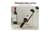 Light Luxury Design Wine Bottle Display Stand Sturdy and Stable Minimalist Wine Rack Ideal Gift Home Decor Long-Lasting for Homeowners, Adults, Dining Room, Kitchen, Restaurant, Party
