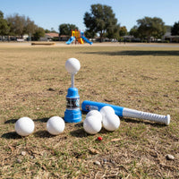 Hand-Pressed Hitter Launcher Includes 5 Balls Baseball Launcher Toy
