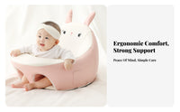 Anti-Tip Safety Inflatable infant Sofa Ergonomic Support Sit-Training Chair Skingentle Infant Floor Seat BPAsafe for Babies 4 months+, New Parents, Toddlers, Feeding Time, play session, Playroom, Living Room