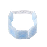 Translucent Neck Cooling Collar Flexible Adjustable Neck Cooler Snowflake Pattern Heat Relief Gear Glossy Finish for Outdoor, Sports