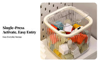 Tea Pouch Storage Box Dustproof Tea Pouch Organizer Clear Coffee Capsule Holder for Office, Breakroom, Kitchen Counter