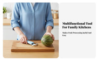 3 Pieces Triple-Function Fruit Tool Set Multifunctional Fruit Baller Ladle Set Fruit Baller Ladle Multi-Functional Fruit Carving
