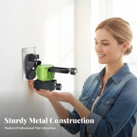 Universal 360 Degree Rotating Level Bracket Multifunctional Level Wall Mount Strong Magnetic Components for Carpenters, Job Site