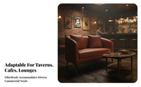Vintage design Upholstered Restaurant Bench and Table configurable Combination Dining Booth Set sturdyDuty Construction Banquette Seating Space Saving Design for Cafe Proprietors, Bar Managers, Interior Designers, Restaurants, Cafes, Lounges, Bistros