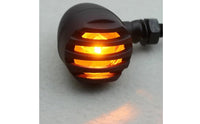 Retro Indicator Light All Metal Body Turn Blinker Light Versatile Motorcycle Turn Blinker for Cafe Racer Builders, Custom Bike Builds