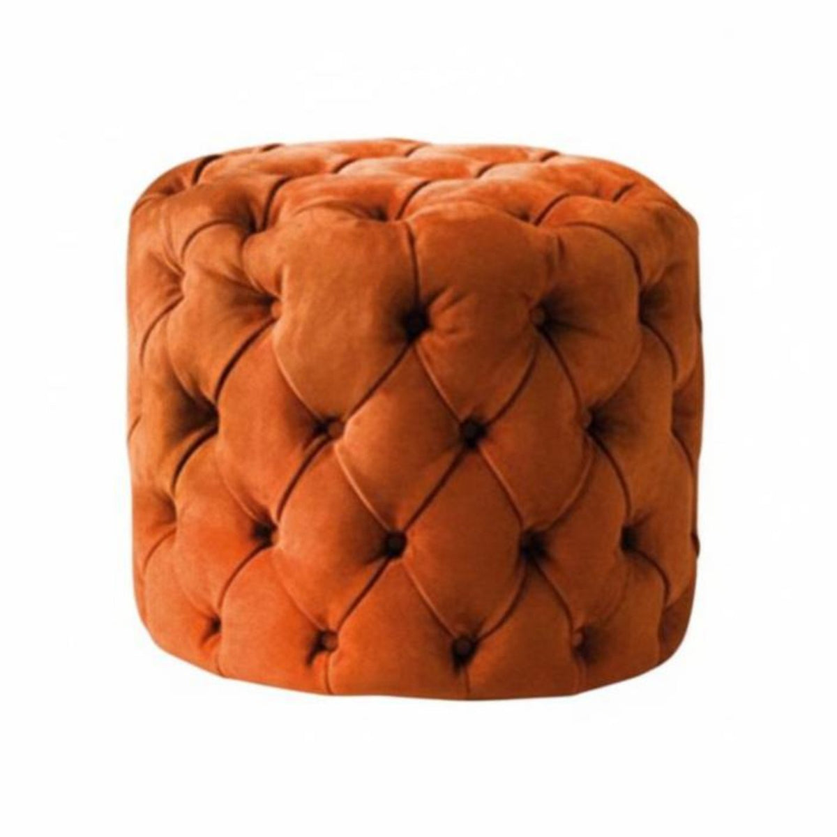 High-Density Foam Filling Button-Tufted Ottoman Comfortable Upholstered Seat Easy Assembly Accent Seating for Boutique Owners, Interior Decorators, Living Room, Entryway, End of Bed, Retail Shop