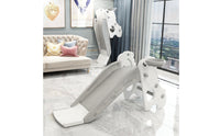 Slide with Climbing Frame Foldable Toddler Slide Kids Climber Compact Playset Slimline for Toddlers, Playroom, Bedroom