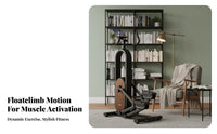 Low Effect Elliptical Machine Smart Air Walk Glider Full-Body Workout Compact Stepper Machine Quiet Operation for Apartment