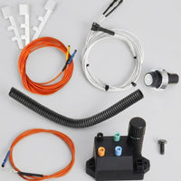 Replacement Ignition Kit Chrome Circlet Push-Button Ignition Switch Shielded