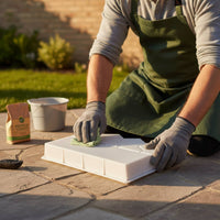 Pointed Top Brick Form Concrete Fence Panel Form Landscaping Supply for Patio