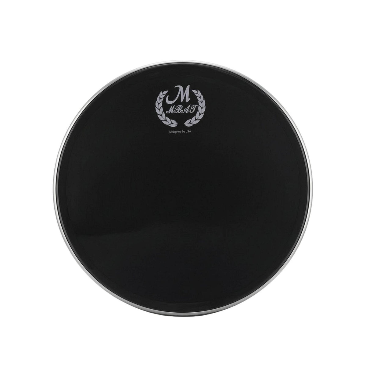 Single-Ply Drumhead Resonant Drum Skin Polyester Drum Head Replacement Long-Wearing for Drummers, Rehearsal