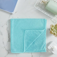 Highly Absorbent Microfibre Cloth and Super Absorbent Wipe Bathroom Drying Cloth, Microfiber Cloths 40cm x 40cm for Car, Floor and Household Cleaning