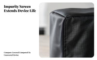Silver-Coated Printer Dust Cover Oxford Cloth Copier Dust Cover Fitted Printer Protector Case Open Bottom
